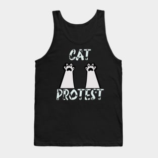 Cats Protest Tank Top